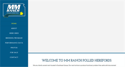 Desktop Screenshot of mmherefords.com