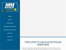 Tablet Screenshot of mmherefords.com